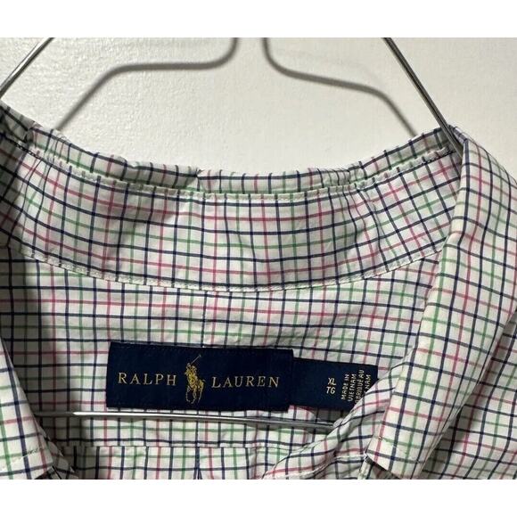 Polo Ralph Lauren Men’s Button Up Long Sleeve /Plaid Classic Fit Size XL - Picture 6 of 12